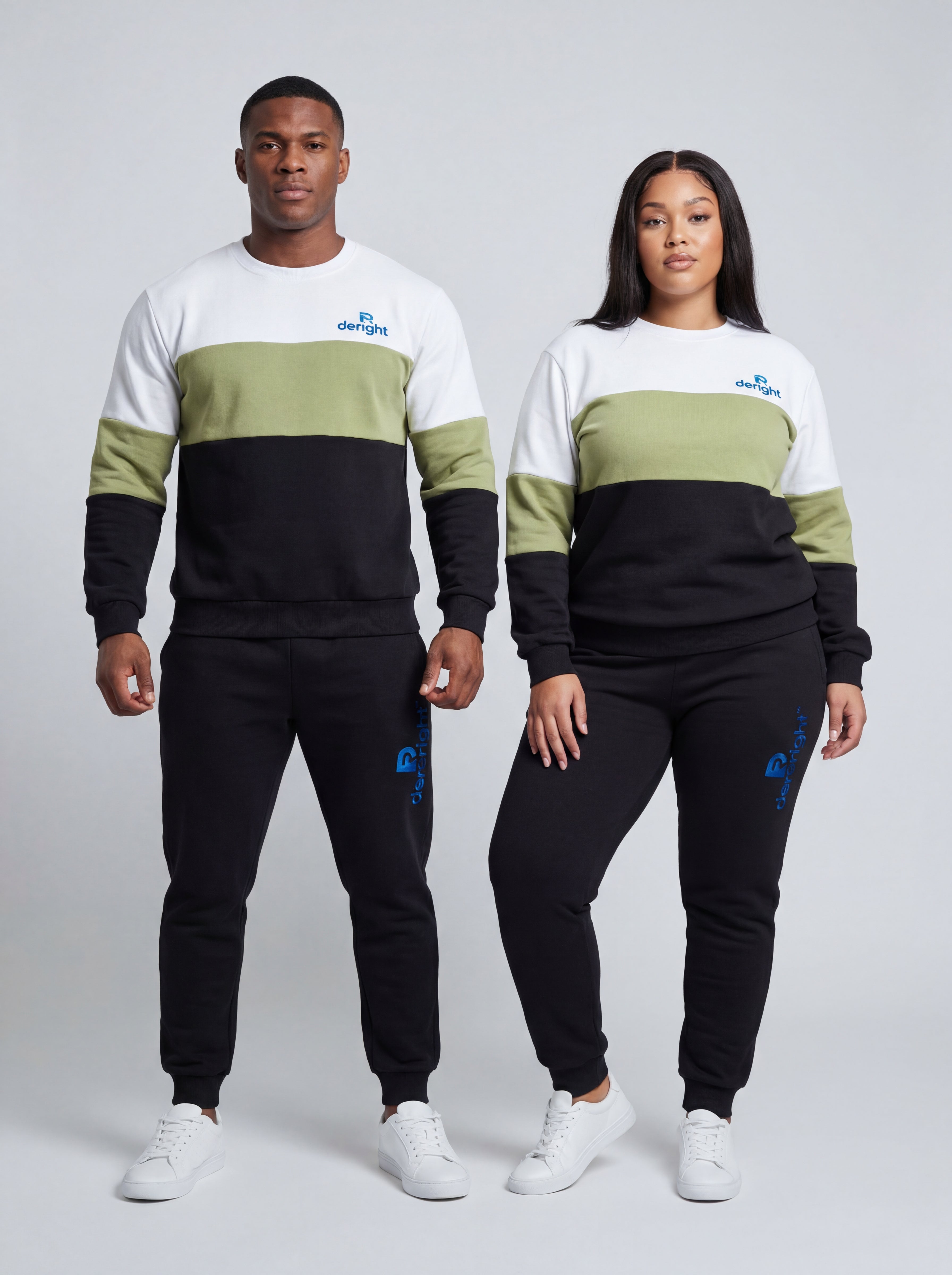 Unisex Color Block Tracksuit Set – Premium Comfort Two-Piece Outfit for Everyday Style