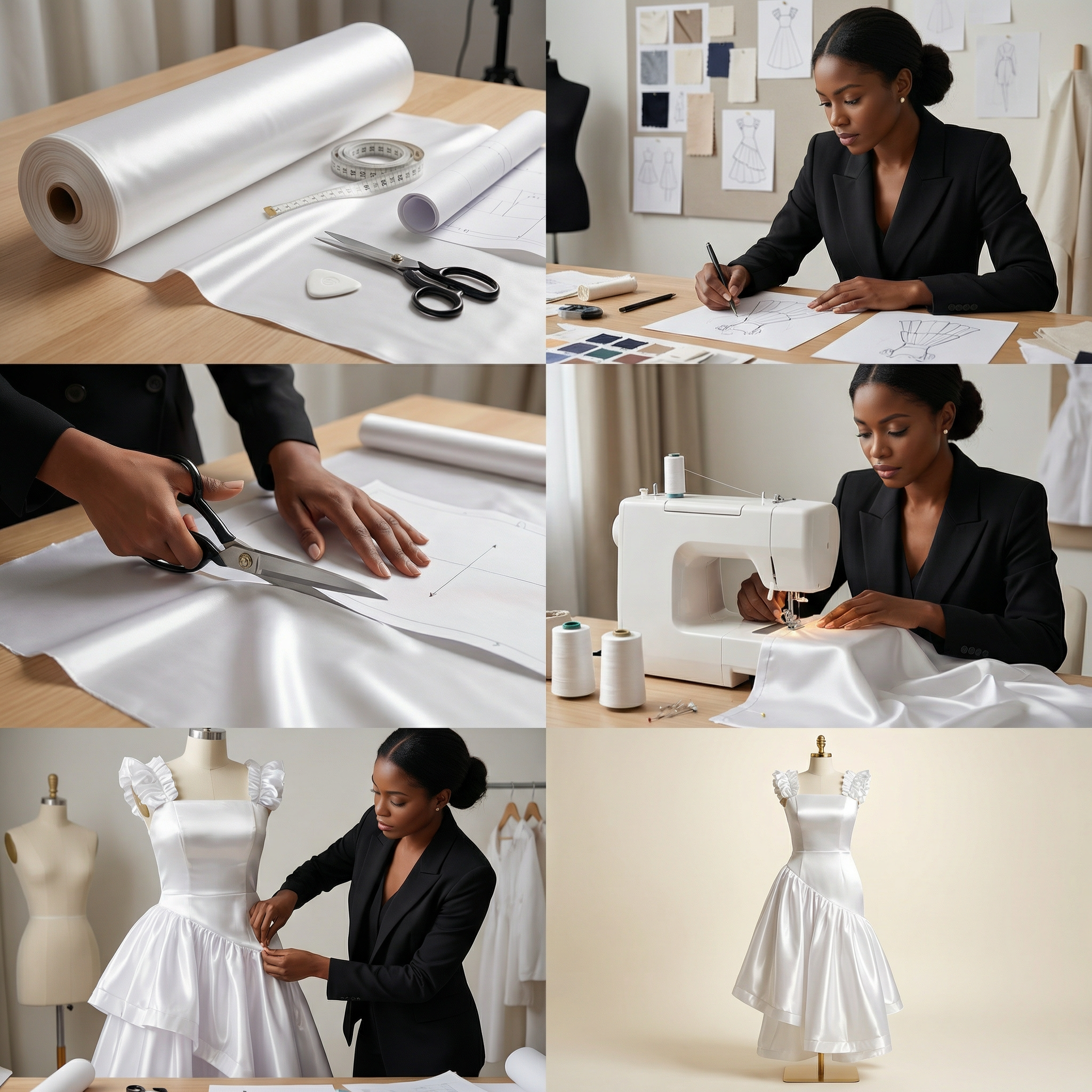 DerightFS Elegant White Bustier Midi Dress for Women – Luxury Layered Flowy Occasion Dress