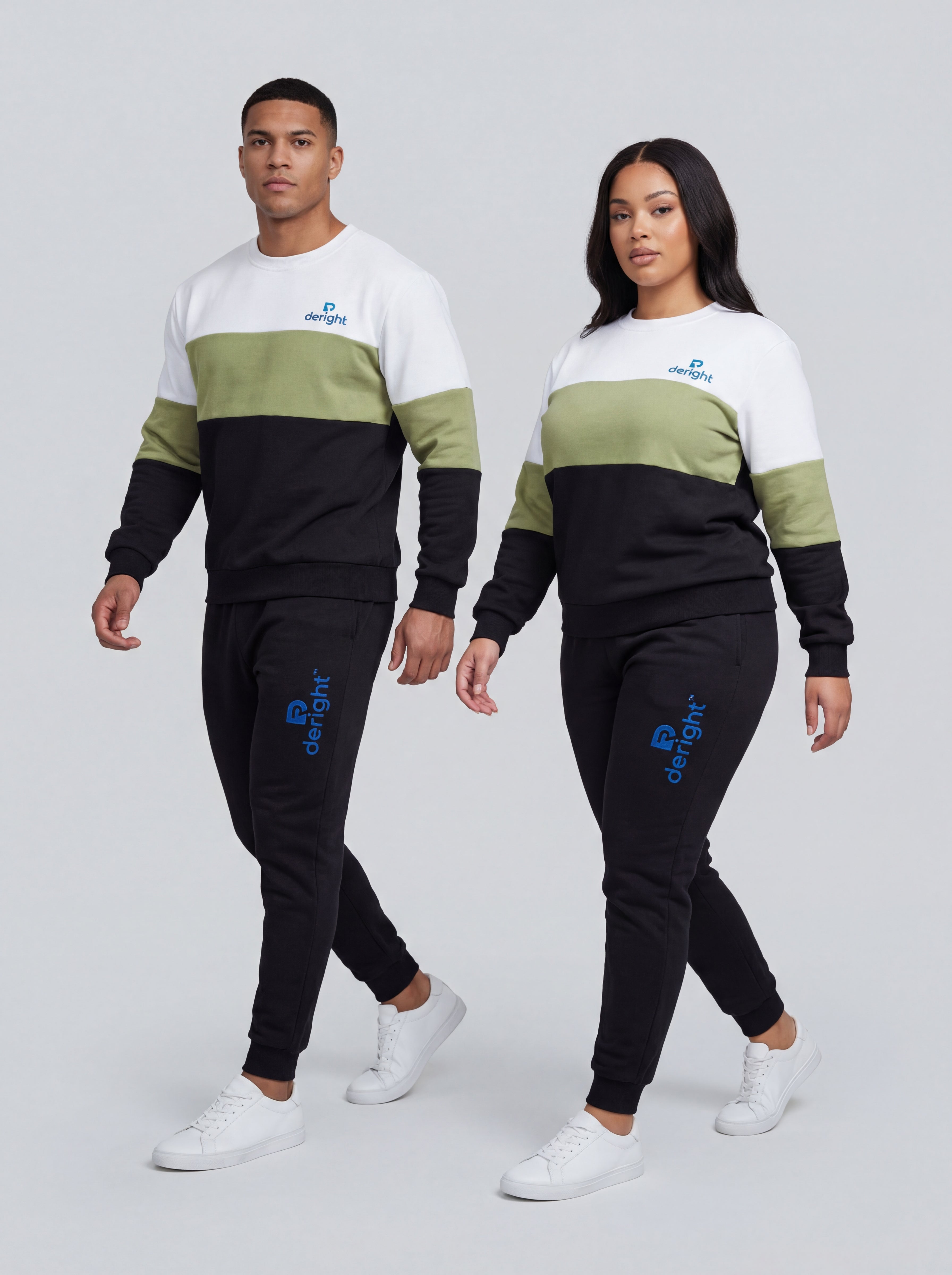 Unisex Color Block Tracksuit Set – Premium Comfort Two-Piece Outfit for Everyday Style