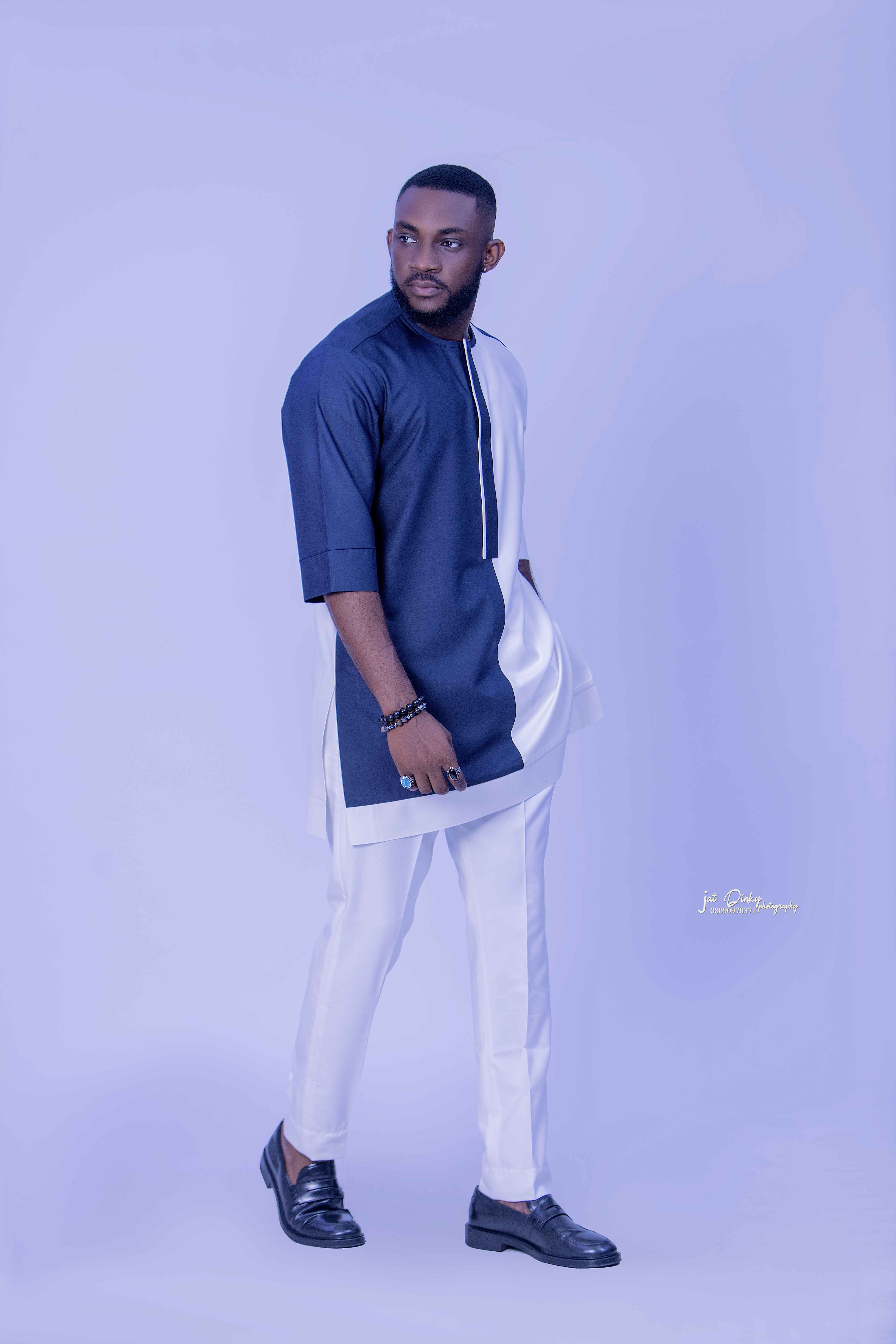 Ready to wear luxury African fashion for men Kaftan