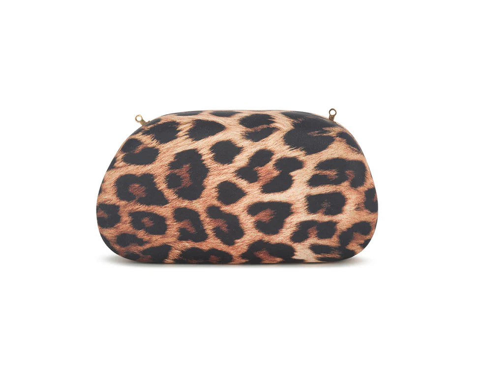 Luxury Statement Chain Clutch Bag – Leopard, Black, Gold & Rose Gold Evening Shoulder Purse