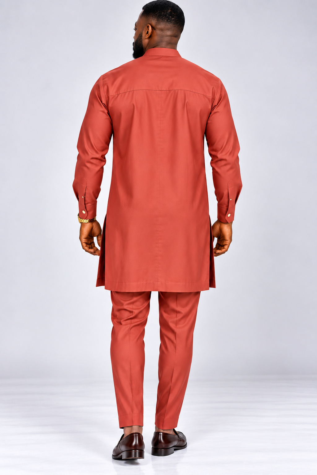 The Mobs Grace Men's Kaftan Set | Mandarin Collar Native Wear UK
