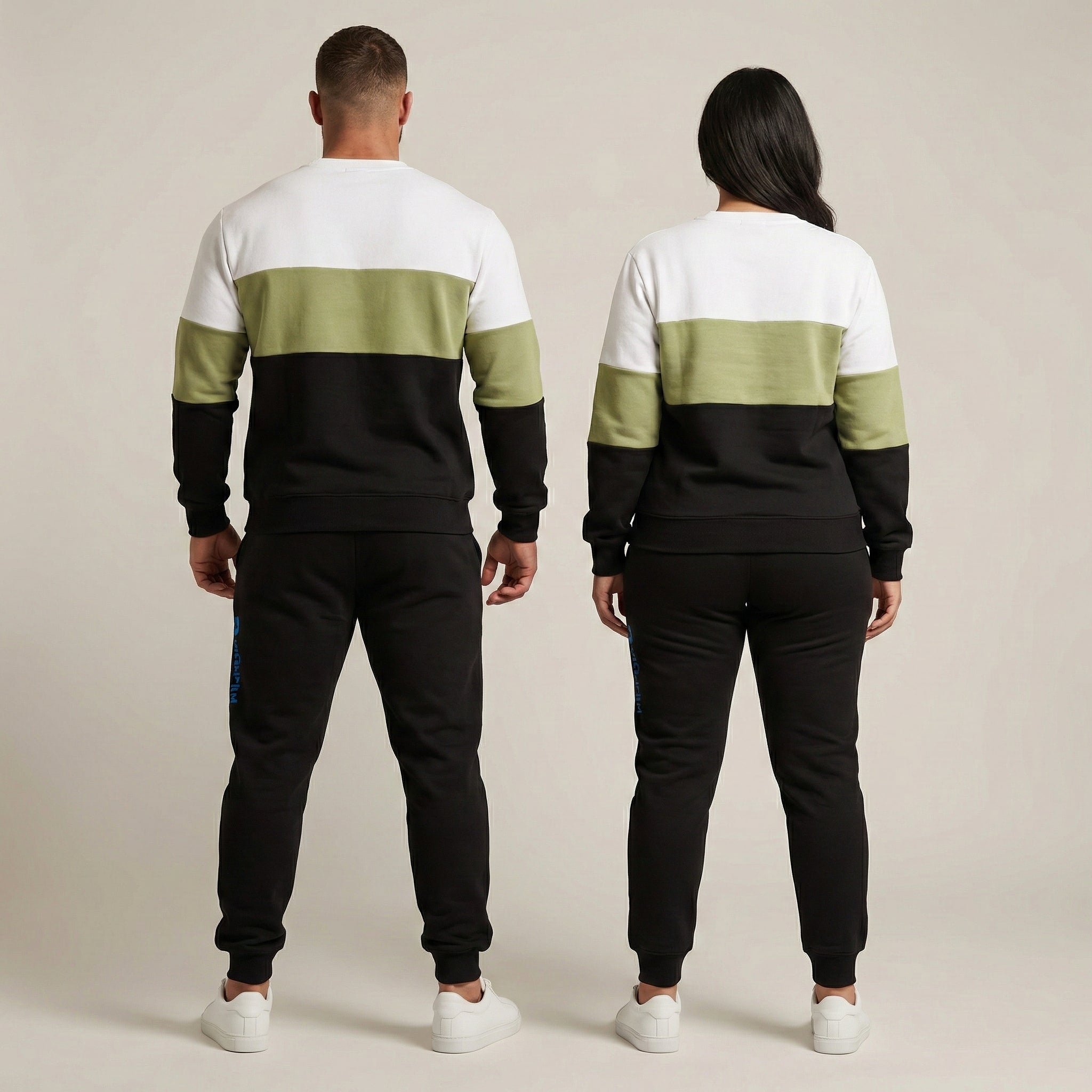 Unisex Color Block Tracksuit Set – Premium Comfort Two-Piece Outfit for Everyday Style