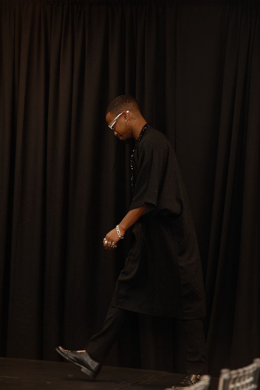 Elegant Black Agbada