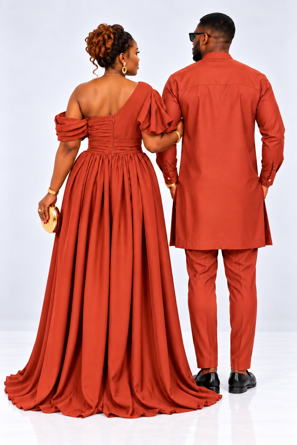 The Mobs Grace His & Hers Couple Set | Matching African Occasion Outfits UK