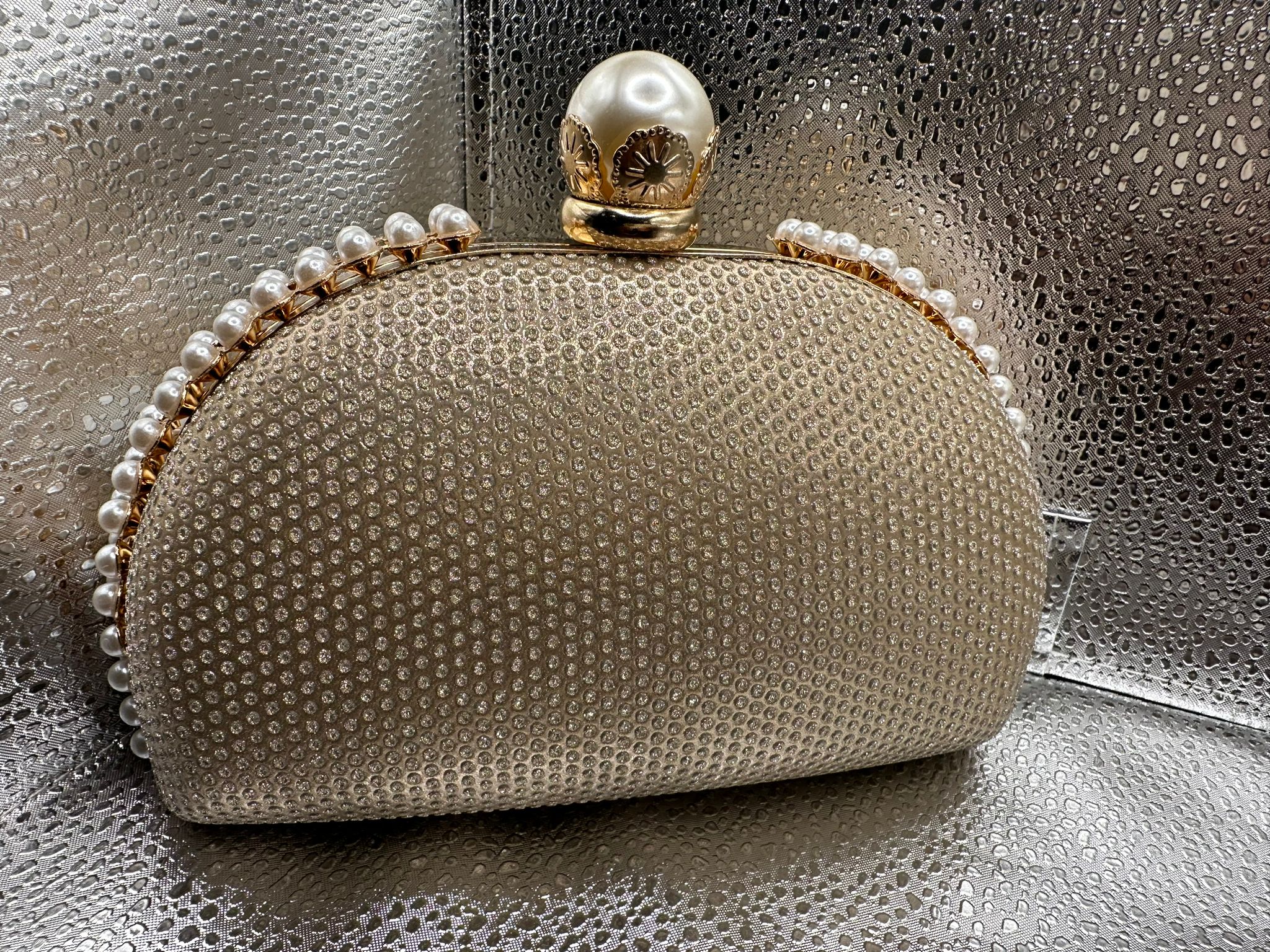 Bead Embellished Clutch