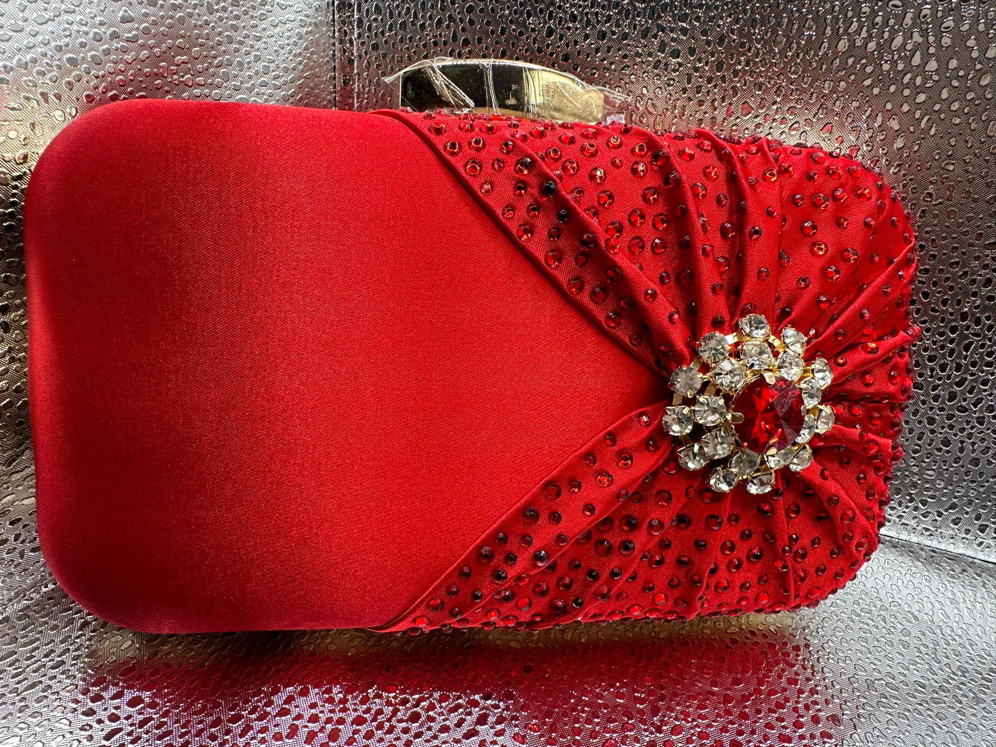 Crimson Couture Clutch