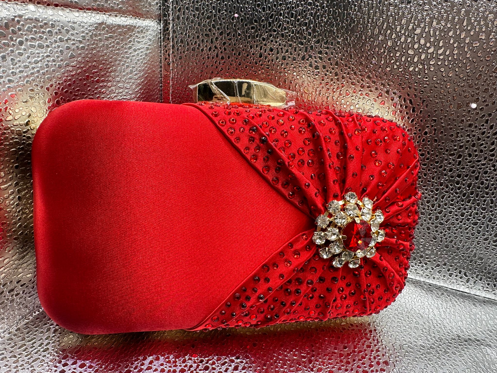 Crimson Couture Clutch