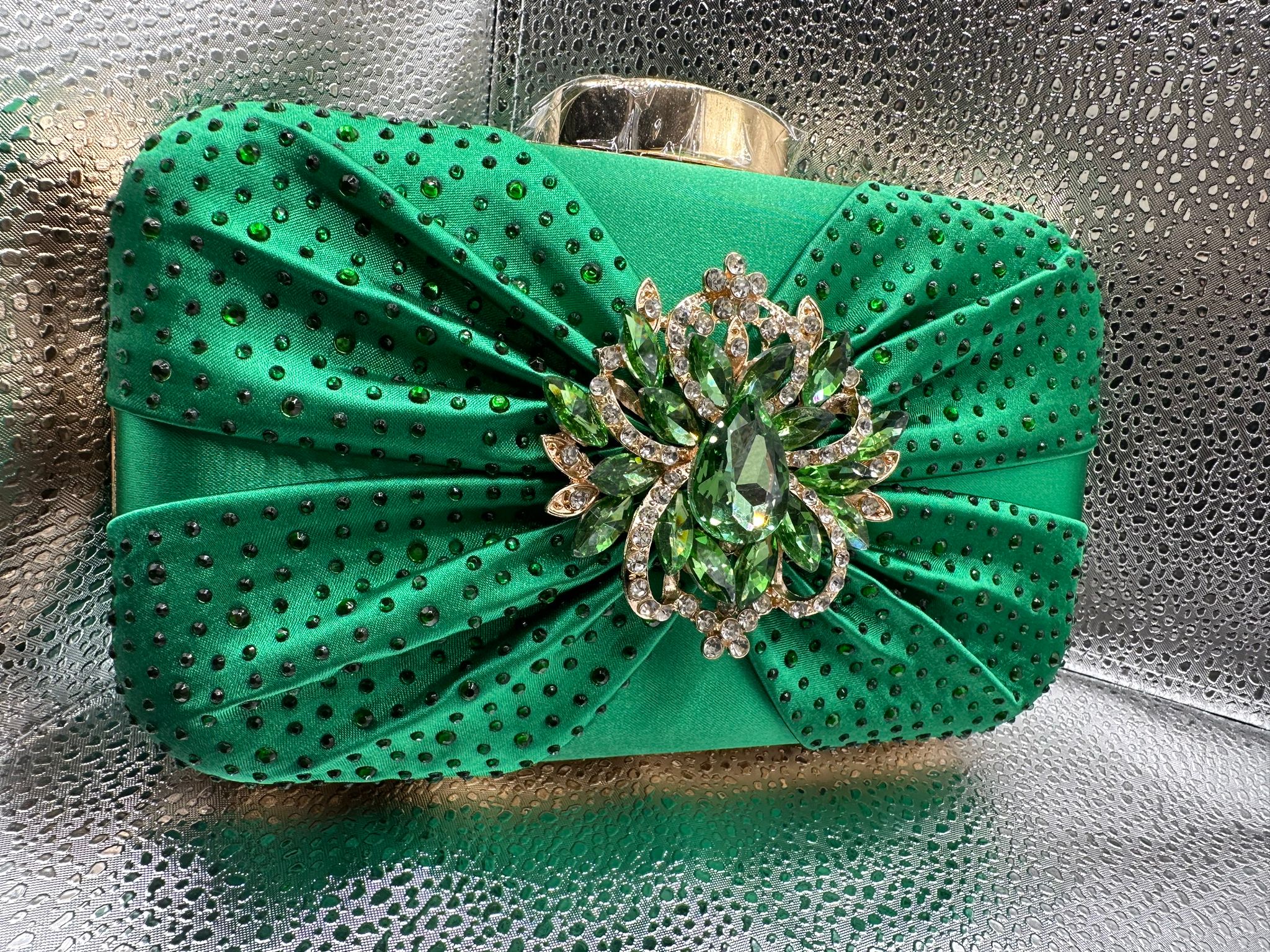 Emerald Elegance Clutch