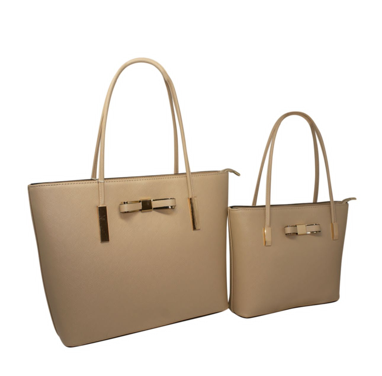 Ladies Two Piece Fashion Tote Bag Set