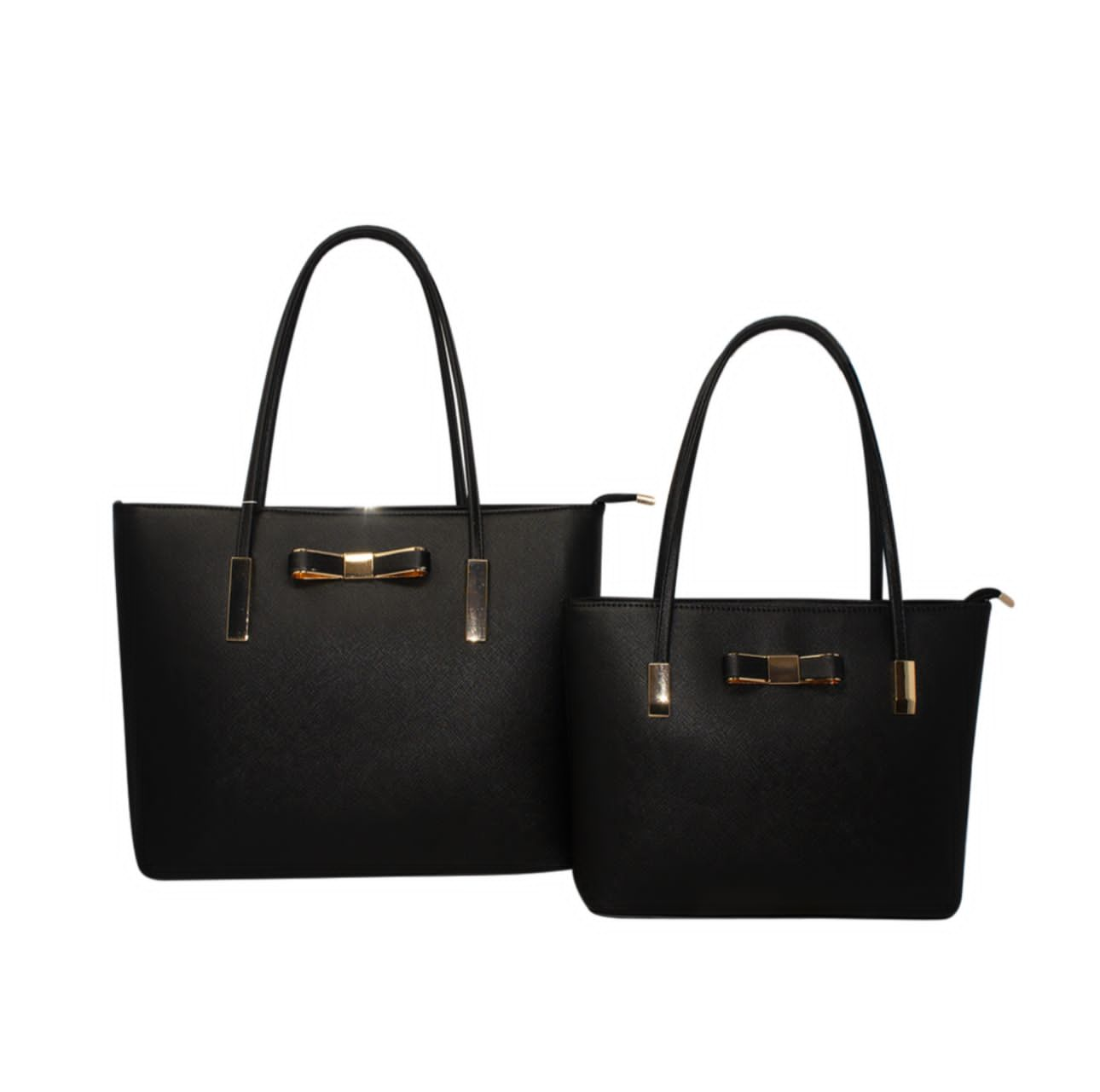 Ladies Two Piece Fashion Tote Bag Set