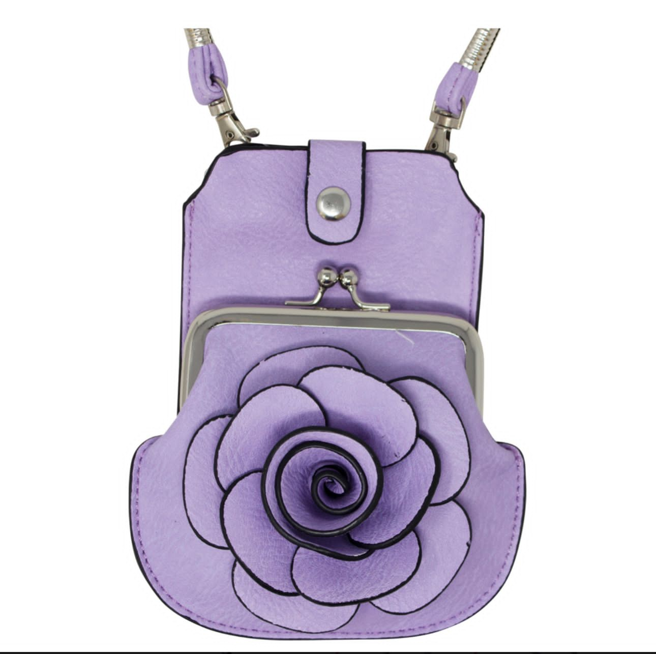 Camellia Pouch for Phone & Coins