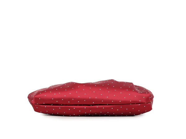 Celeste Drape Crystal Evening Clutch