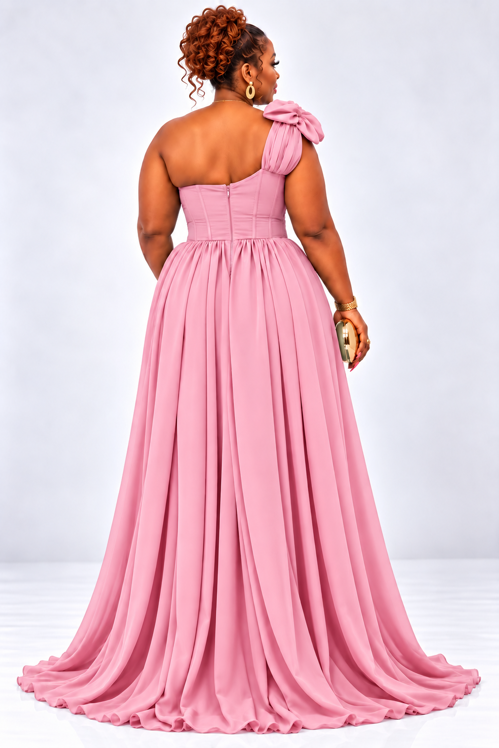 The Capital Diva Gown | One-Shoulder Corset Occasion Gown UK