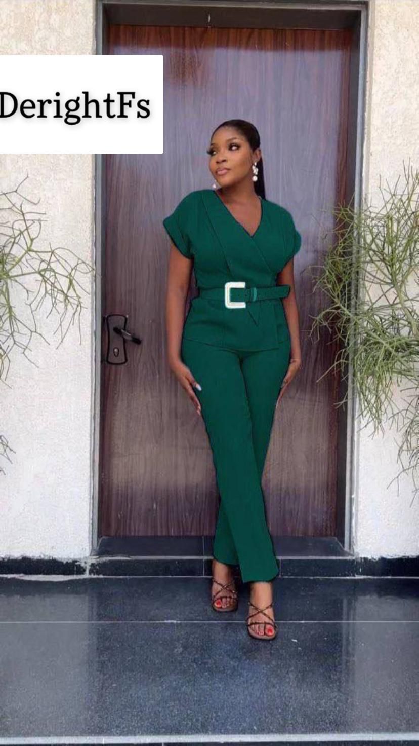 Green Luxury Two Piece Set