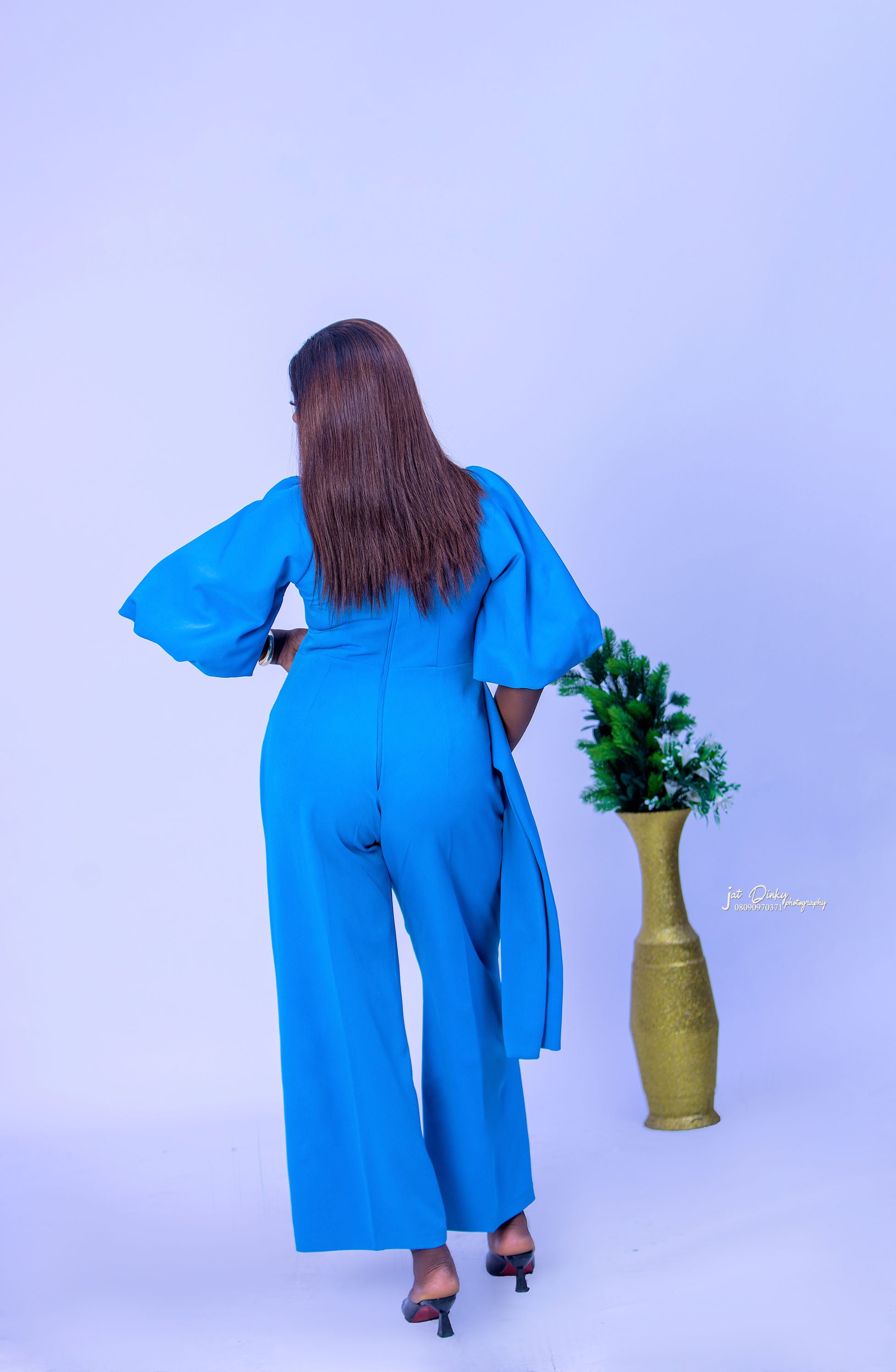 Light Royal Amethyst Jumpsuit