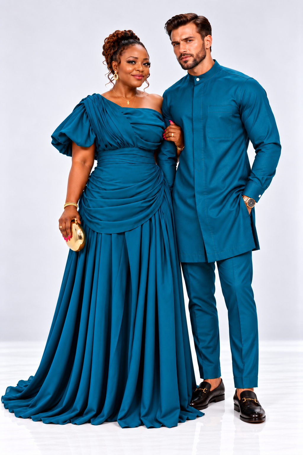 The Mobs Grace His & Hers Couple Set | Matching African Occasion Outfits UK