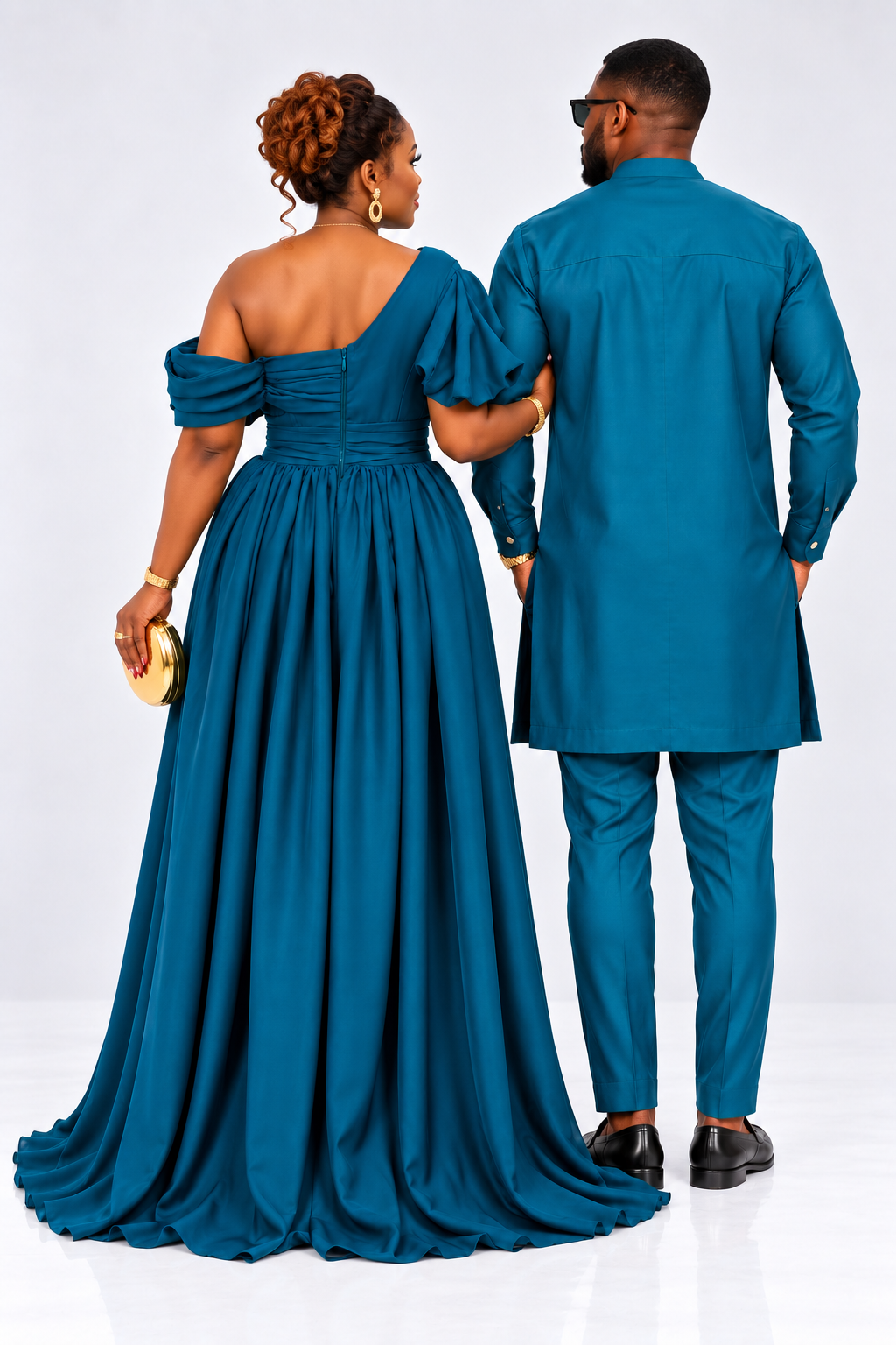 The Mobs Grace His & Hers Couple Set | Matching African Occasion Outfits UK